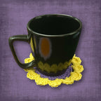 Purple Flower Coasters