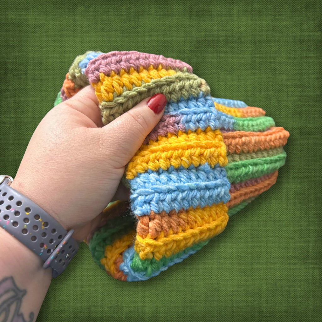 Adult L/XL Muted Rainbow Winter Foldable