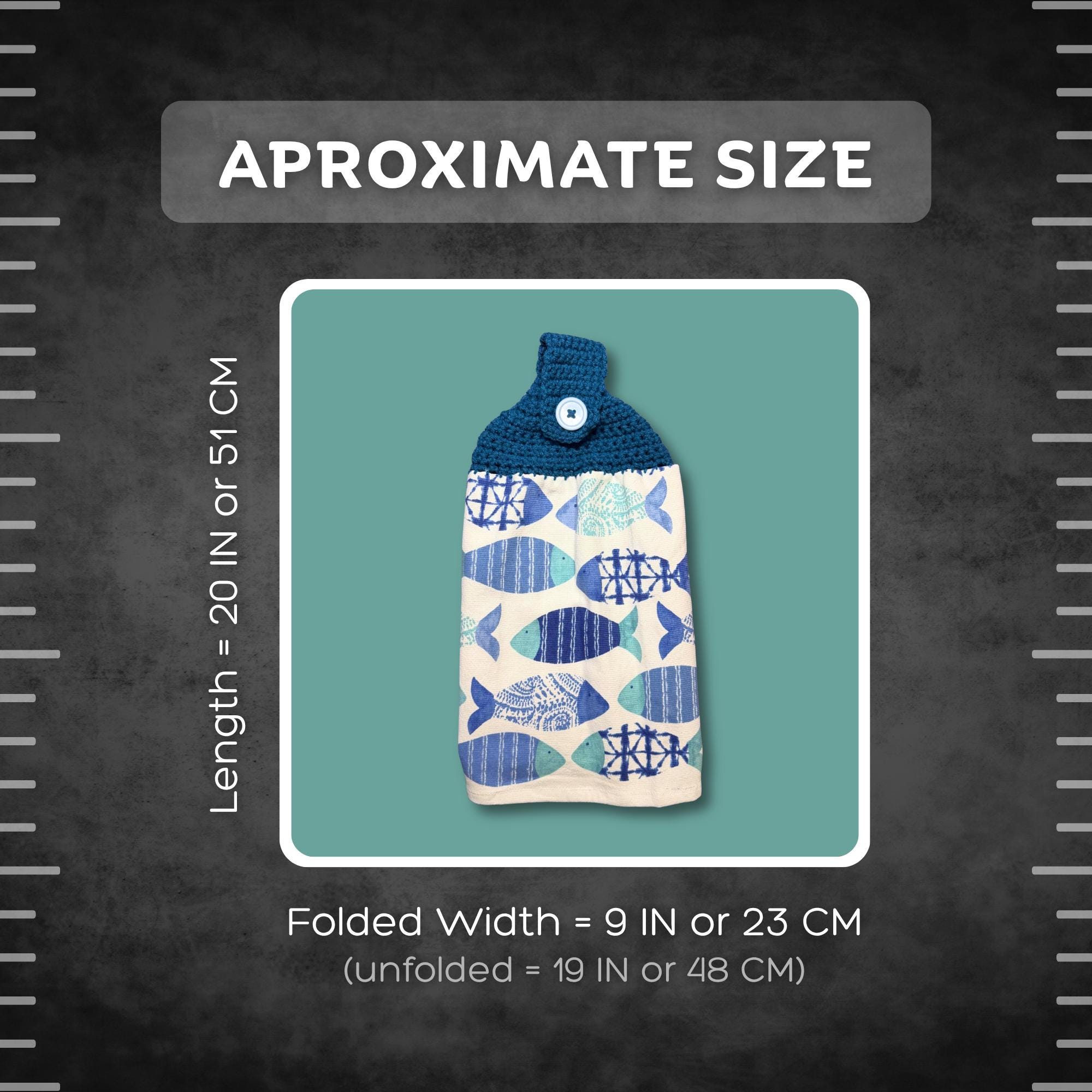 Blue Fish Kitchen Towel