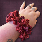 Red Crushed Velvet Scrunchie