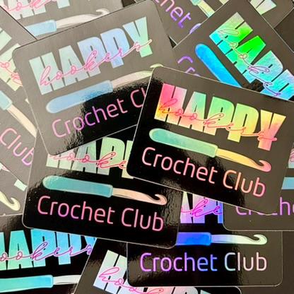 3″ Holo Sticker Happy Hooker