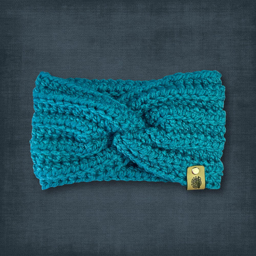 Adult M/L Deep Blue Ear Warmer