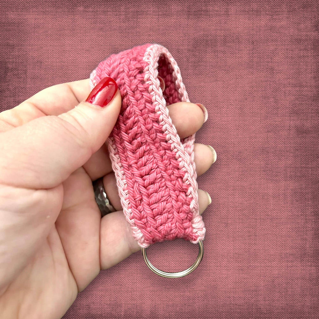 Pink Wristlet Keychain