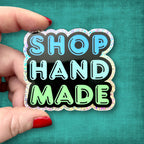 3″ Glitter Sticker Handmade