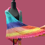 Colorful Soft Summer Shawl