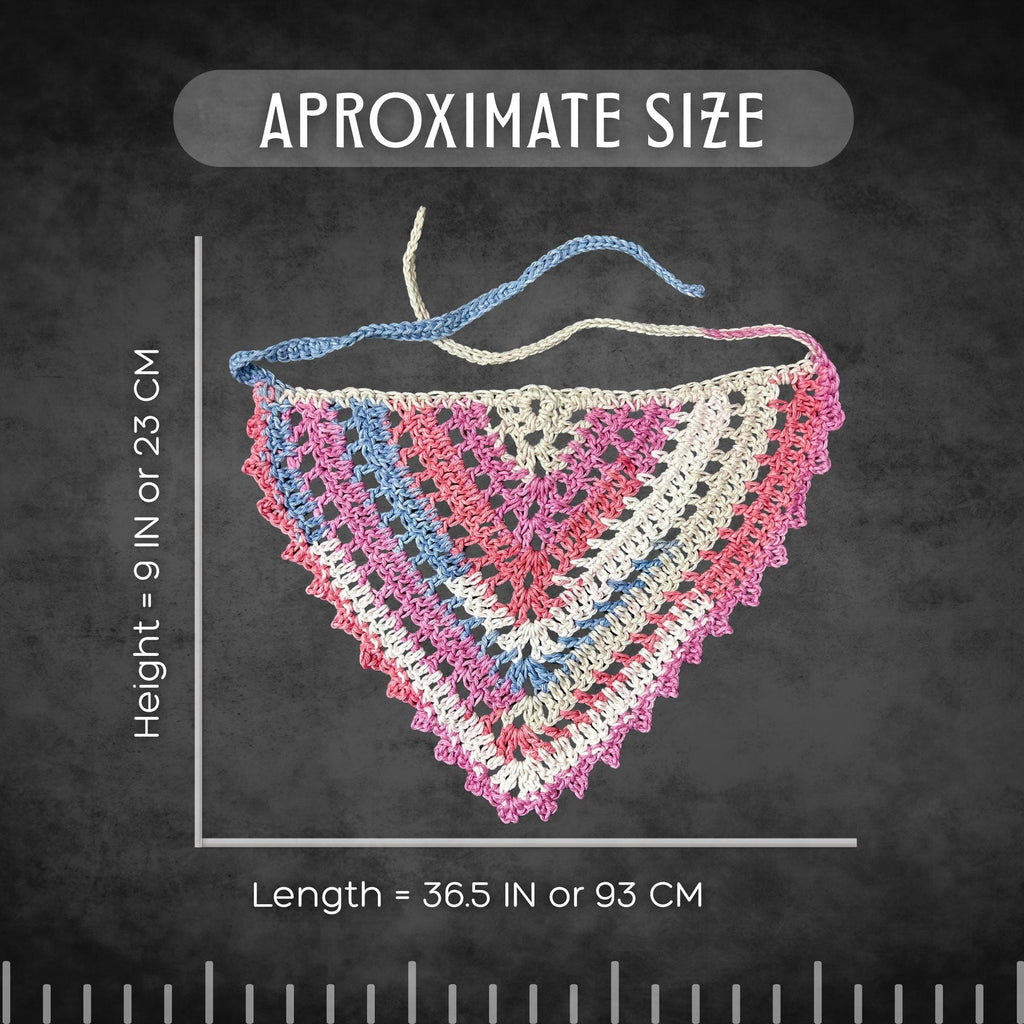 Pink Love Note Bandana
