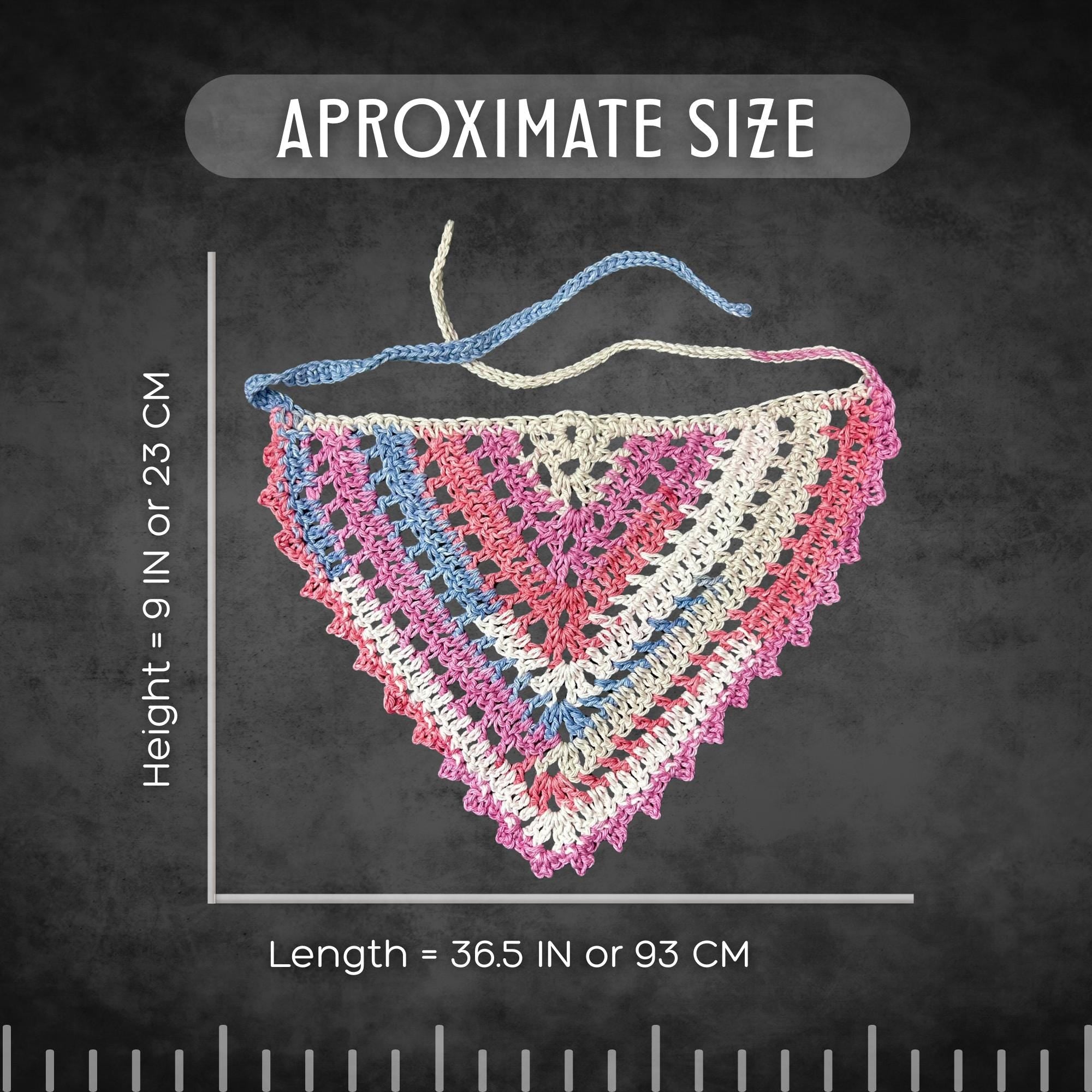 Pink Love Note Bandana