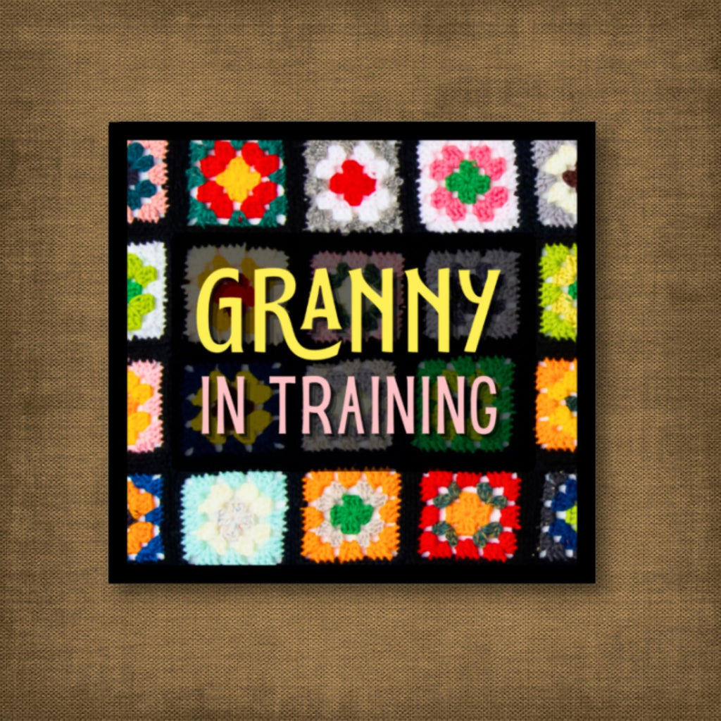 3" Matte Sticker Granny in Training