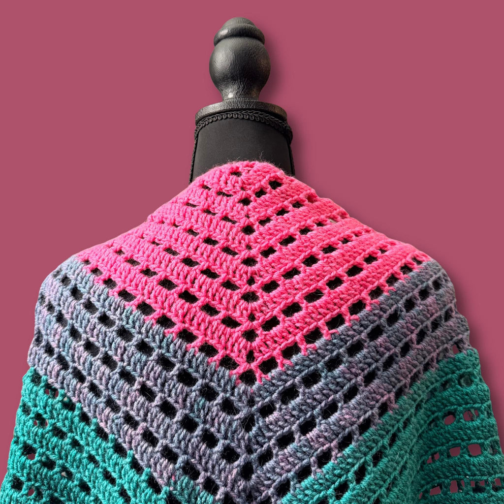 Colorful Soft Summer Shawl