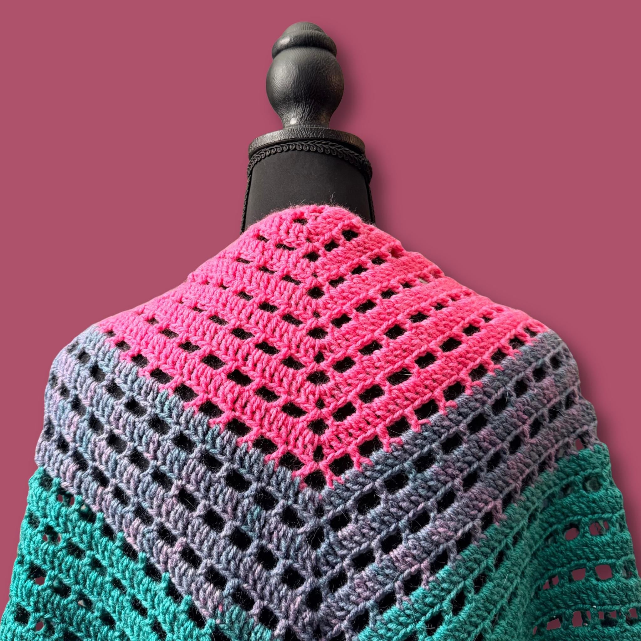 Colorful Soft Summer Shawl