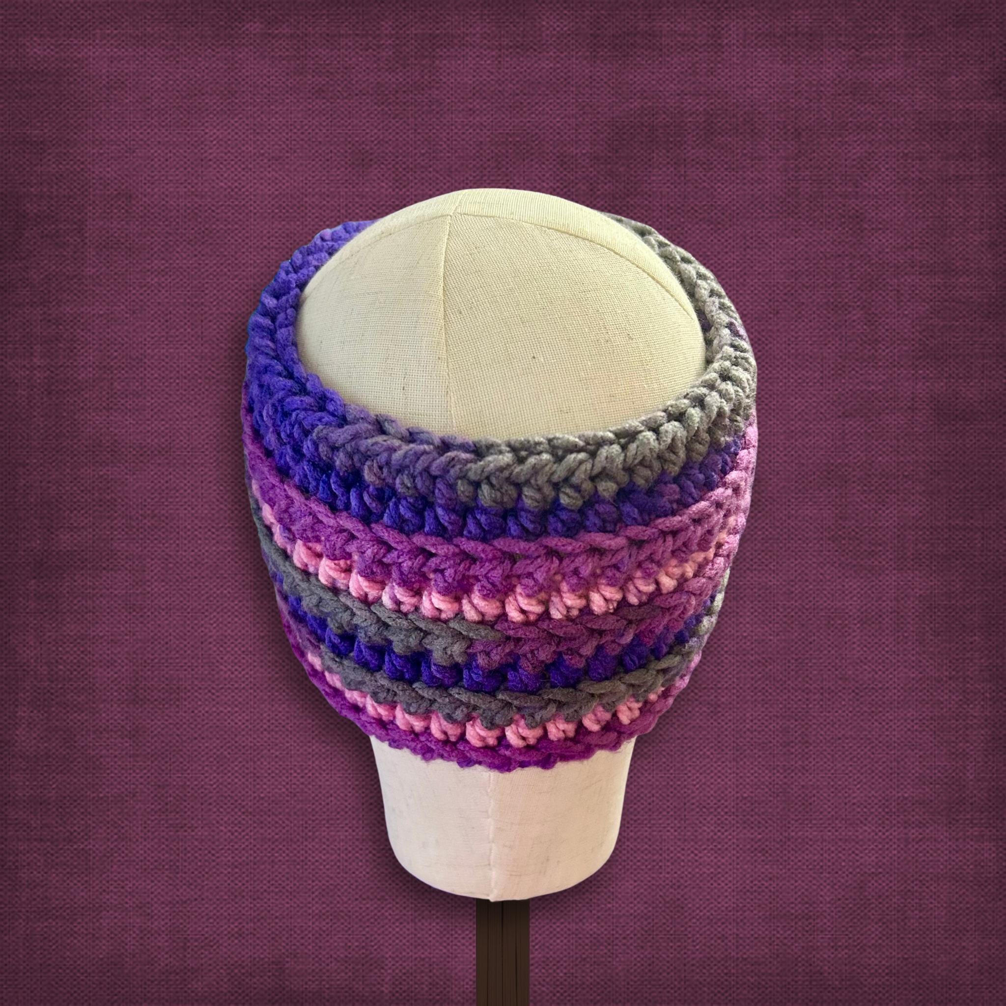 Adult M/L Pink Purple Warmer