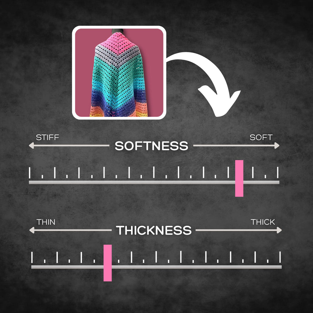 Colorful Soft Summer Shawl