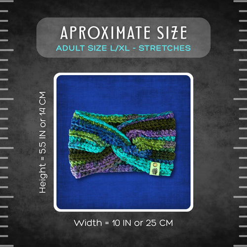 Adult L/XL Jewel Tone Ear Warmer