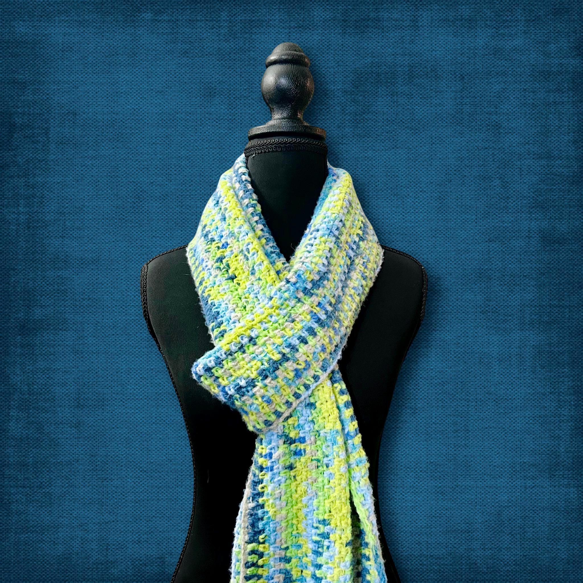 Lime Cloud Long Scarf