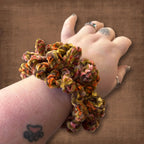 70’s Orange Velvet Scrunchie