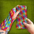 Adult L/XL Bright Wrist Warmers