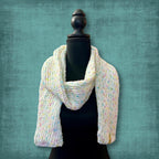 Thin Confetti Knit Scarf