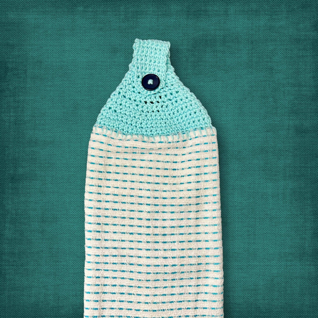 Light Blue Hanging Towel