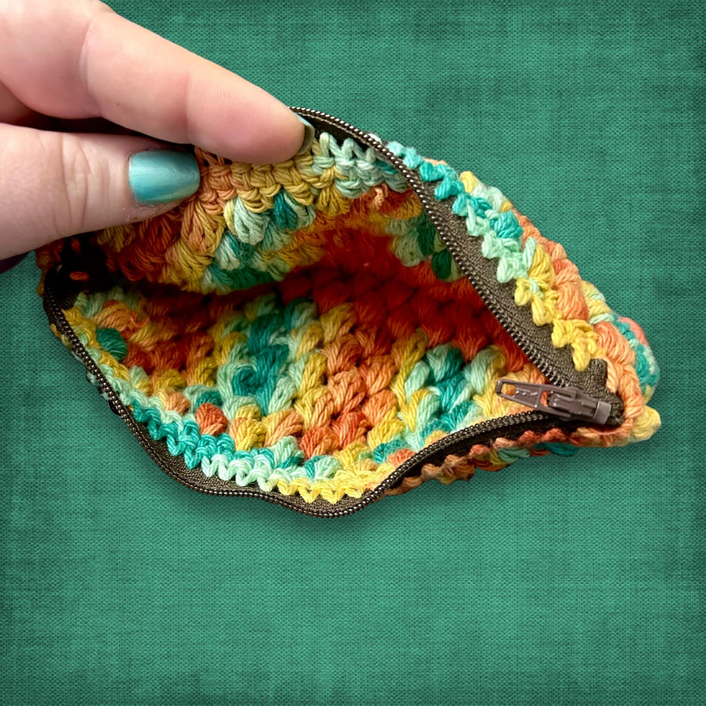 Autumn Leaf Zippered Clutch