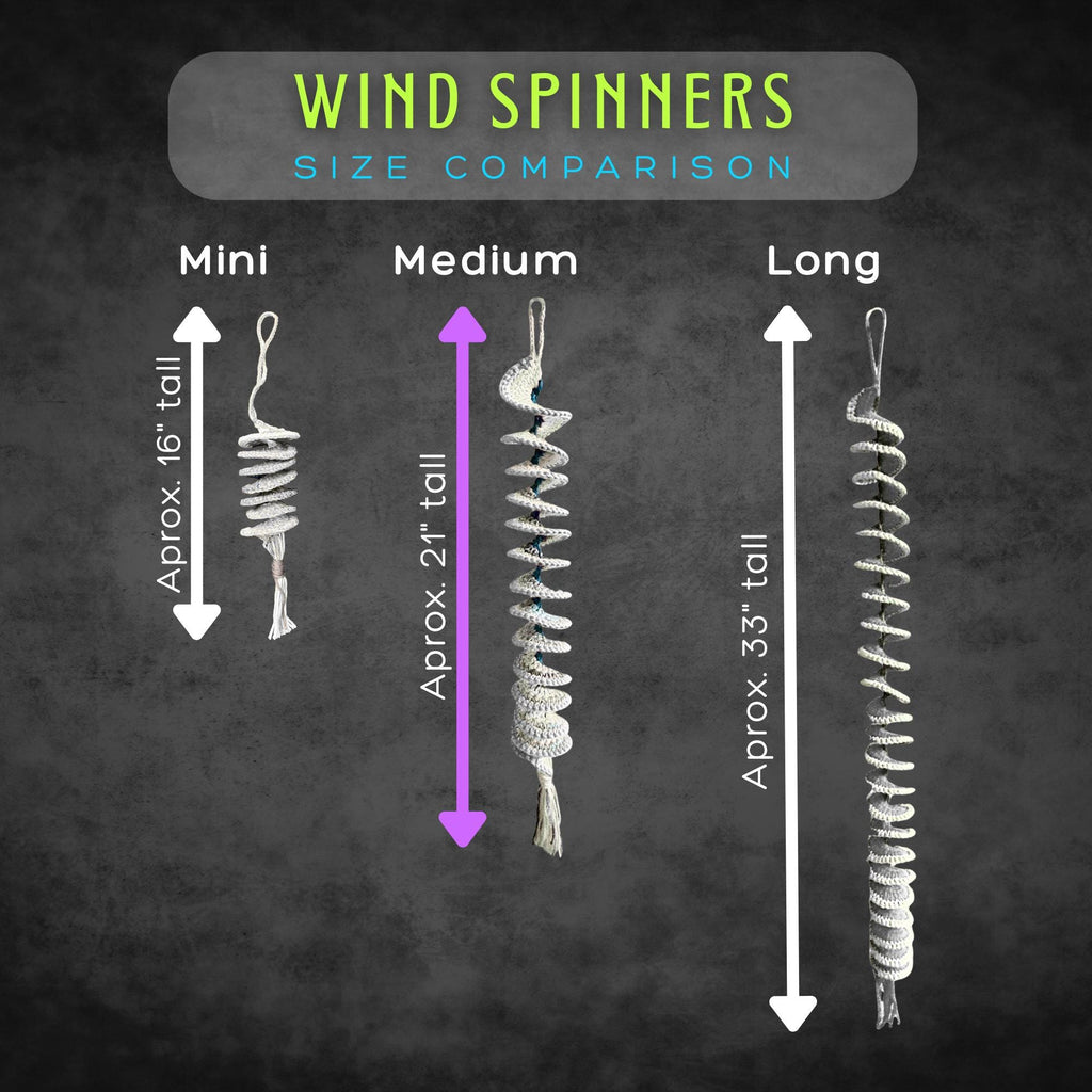 Medium Lime Wind Spinner