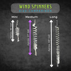 Medium Lime Wind Spinner