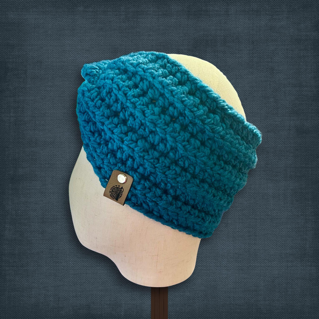 Adult M/L Deep Blue Ear Warmer