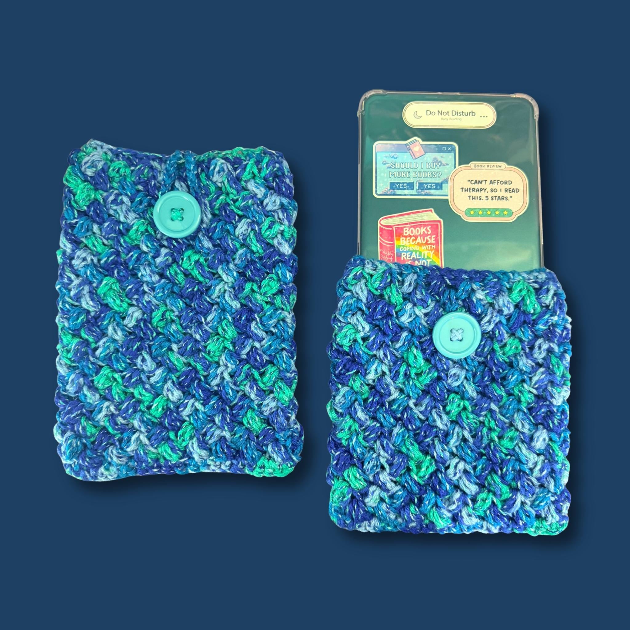 Ocean Blue Nook / Kindle E-Reader Sleeve