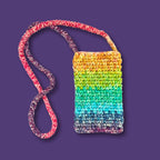Rainbow Crossbody Phone Bag