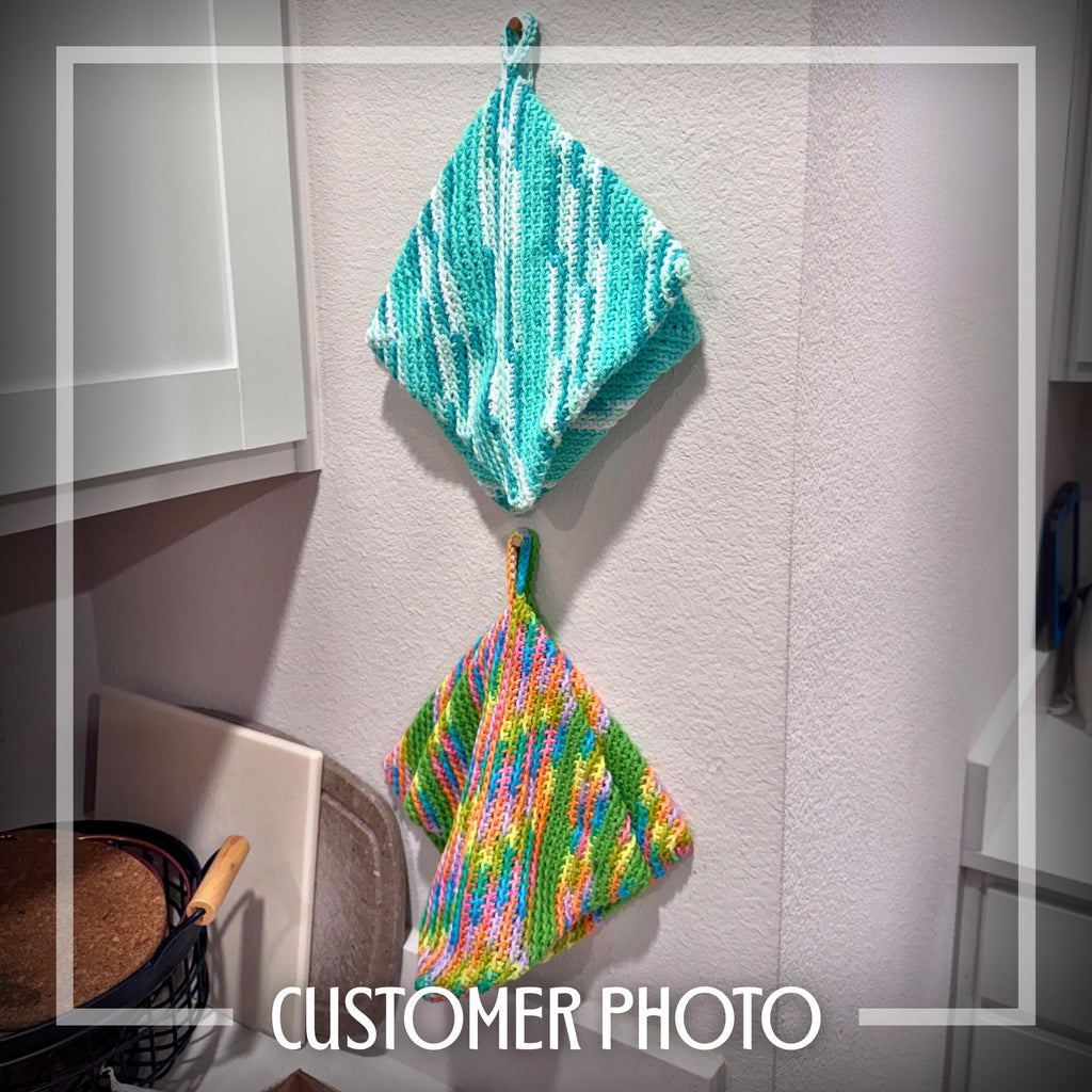 Black Cotton Pot Holders