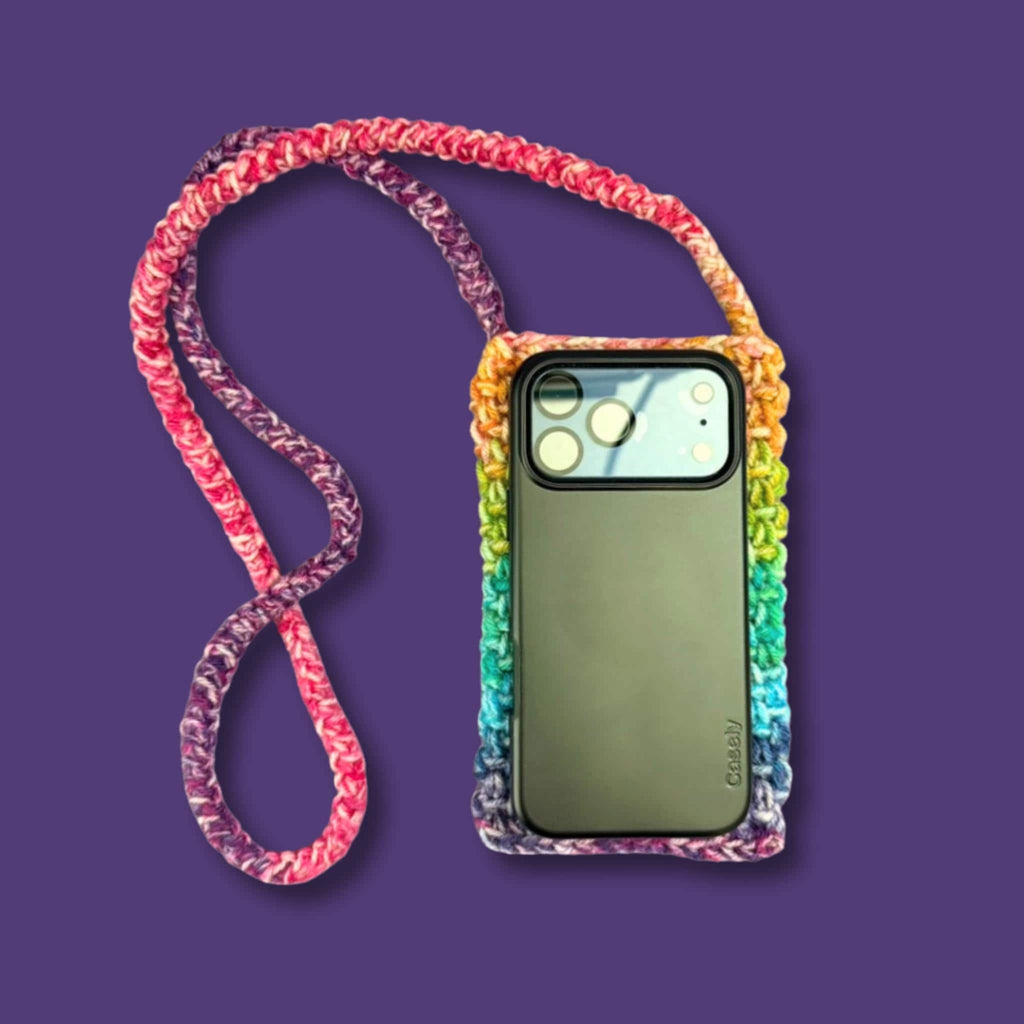 Rainbow Crossbody Phone Bag