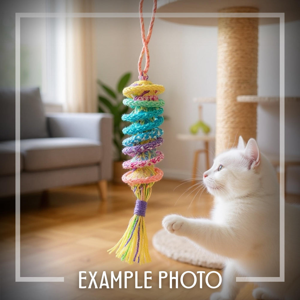 Yellow Spinner Cat Toy