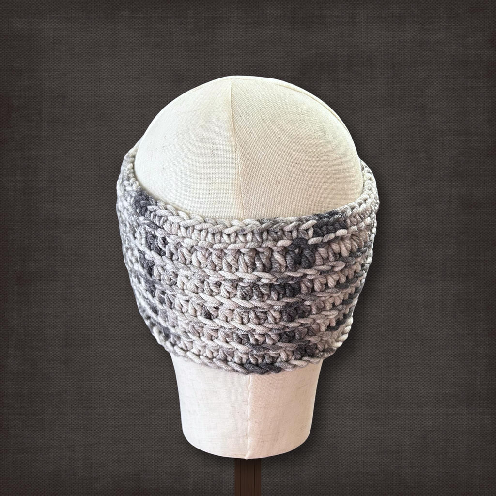 M/L Gray Ear Warmer