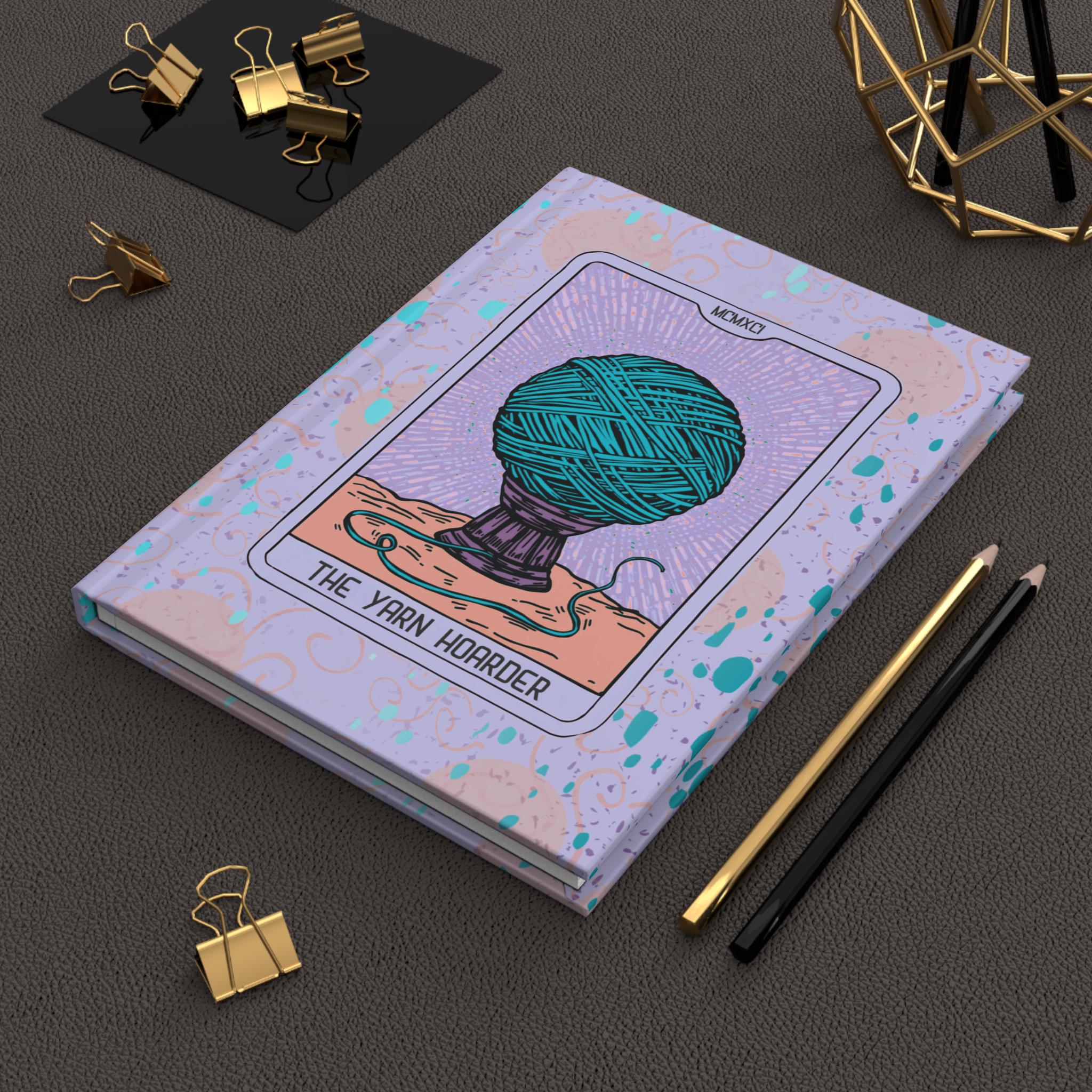 Yarn Tarot Card Hardcover Journal