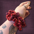 Red Crushed Velvet Scrunchie