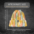 Adult L/XL Precious Metals Ribbed Beanie