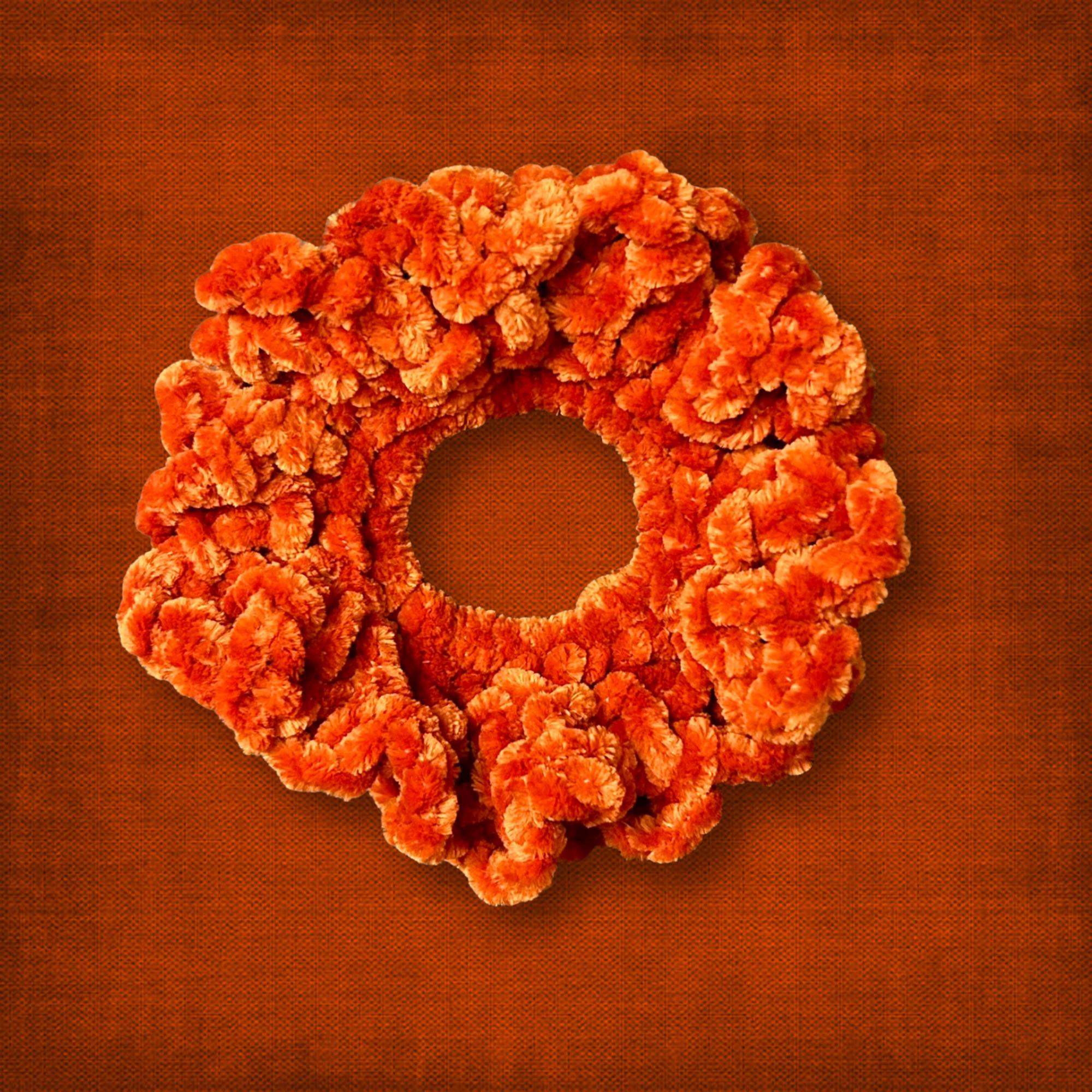 Orange Velvet Scrunchie