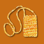 Orange Crossbody Phone Bag