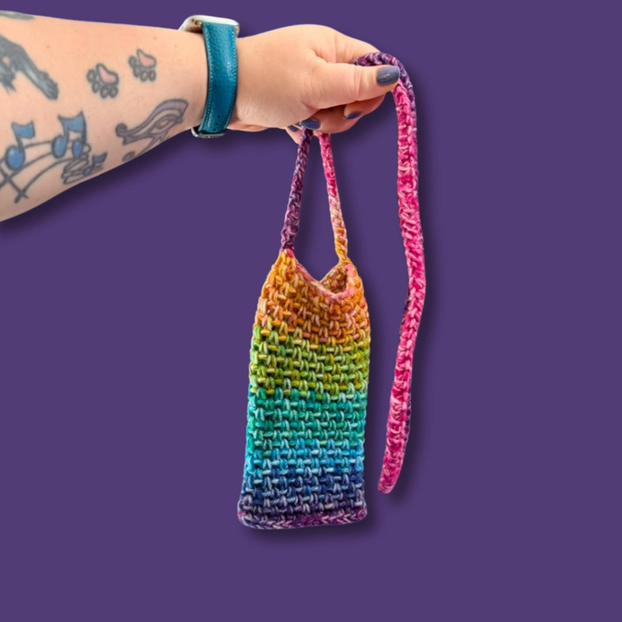 Rainbow Crossbody Phone Bag