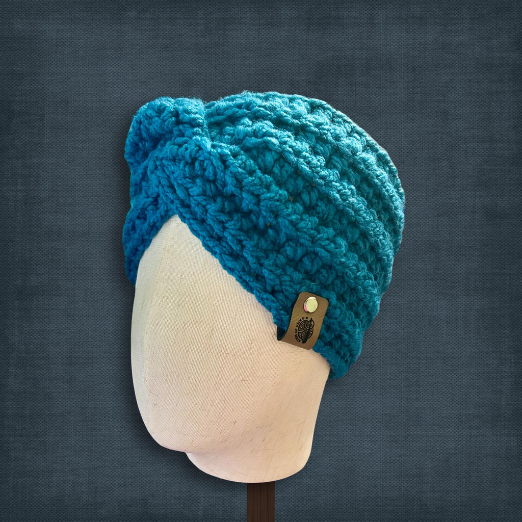 Adult M/L Deep Blue Ear Warmer
