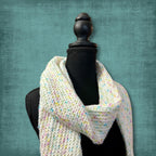 Thin Confetti Knit Scarf