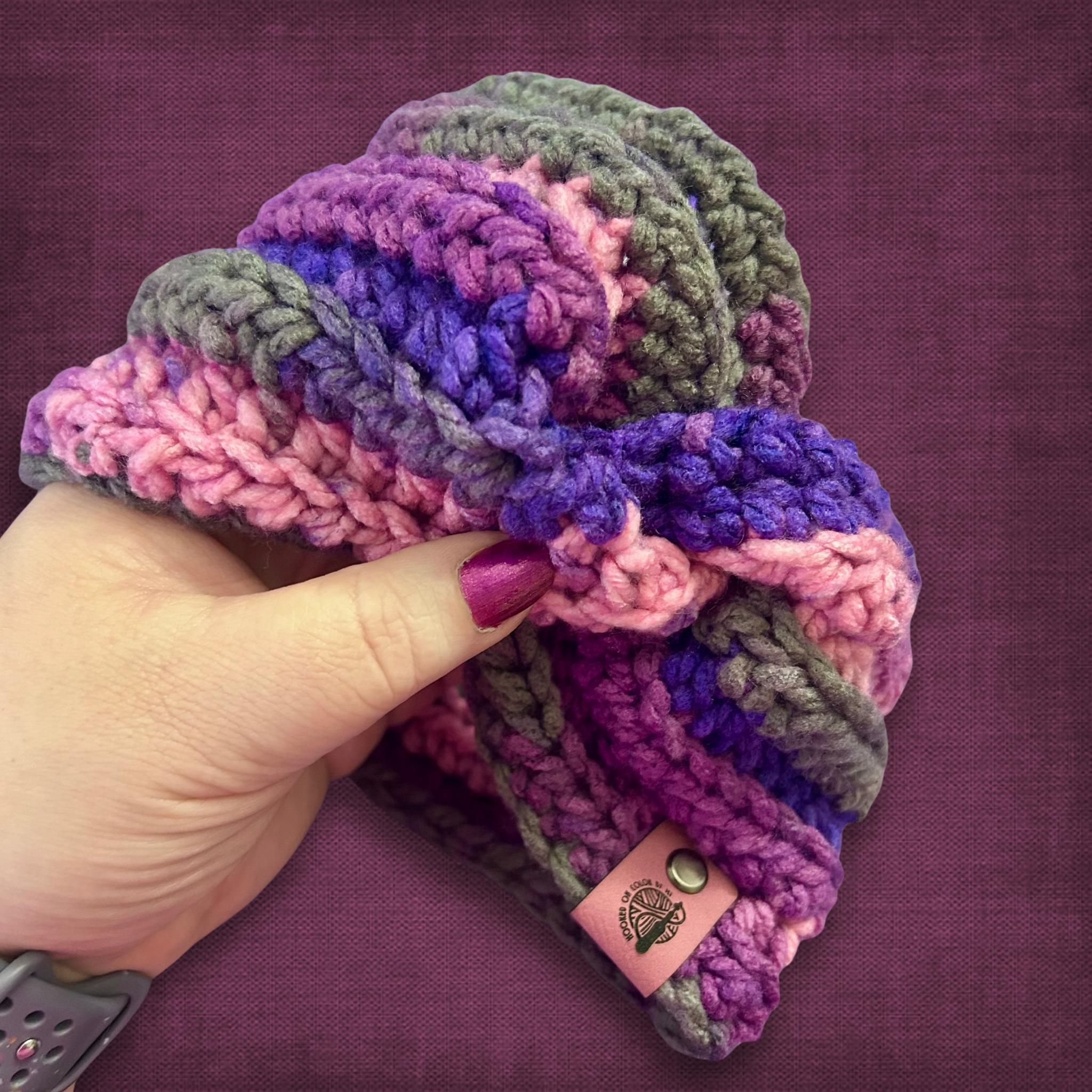 Adult M/L Pink Purple Warmer