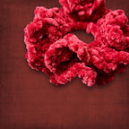 Red Velvet Hair Scrunchie