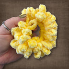 Sunshine Yellow Velvet Scrunchie