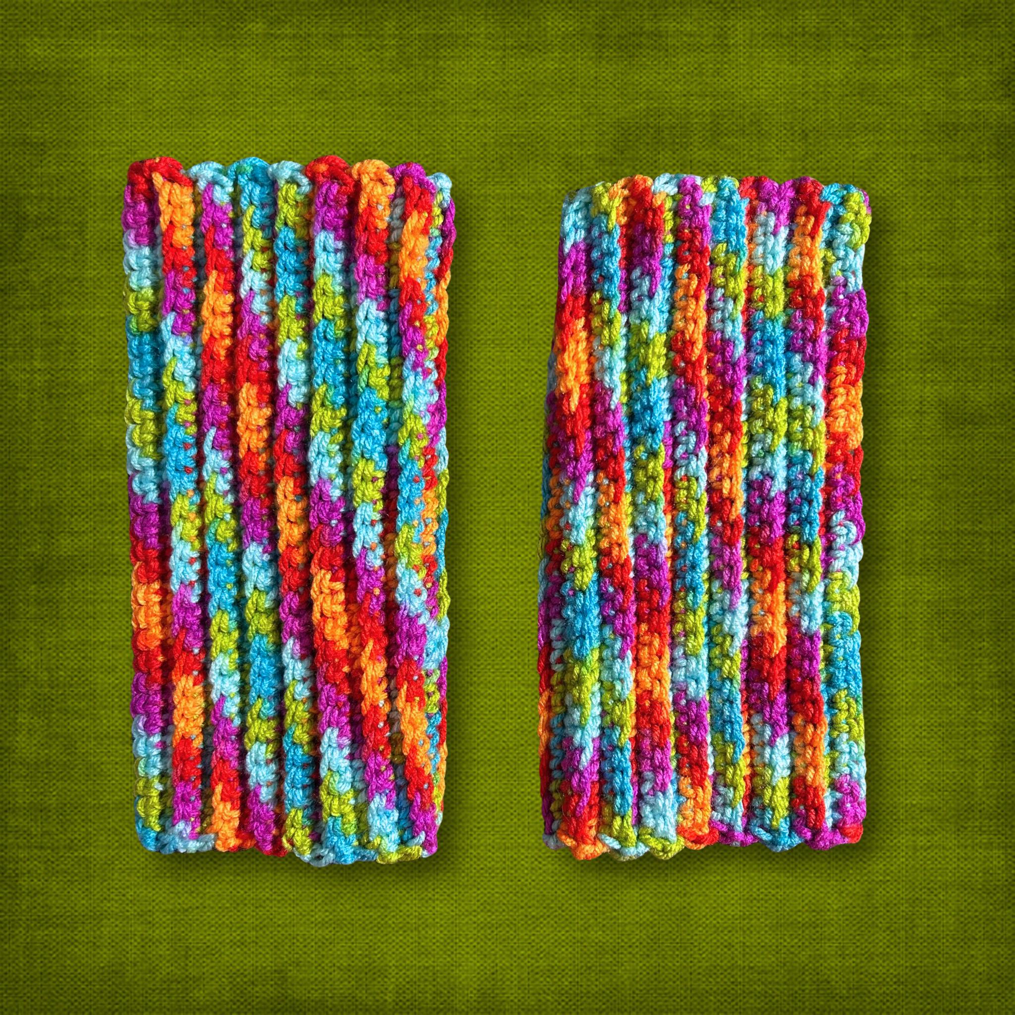 Adult L/XL Bright Wrist Warmers