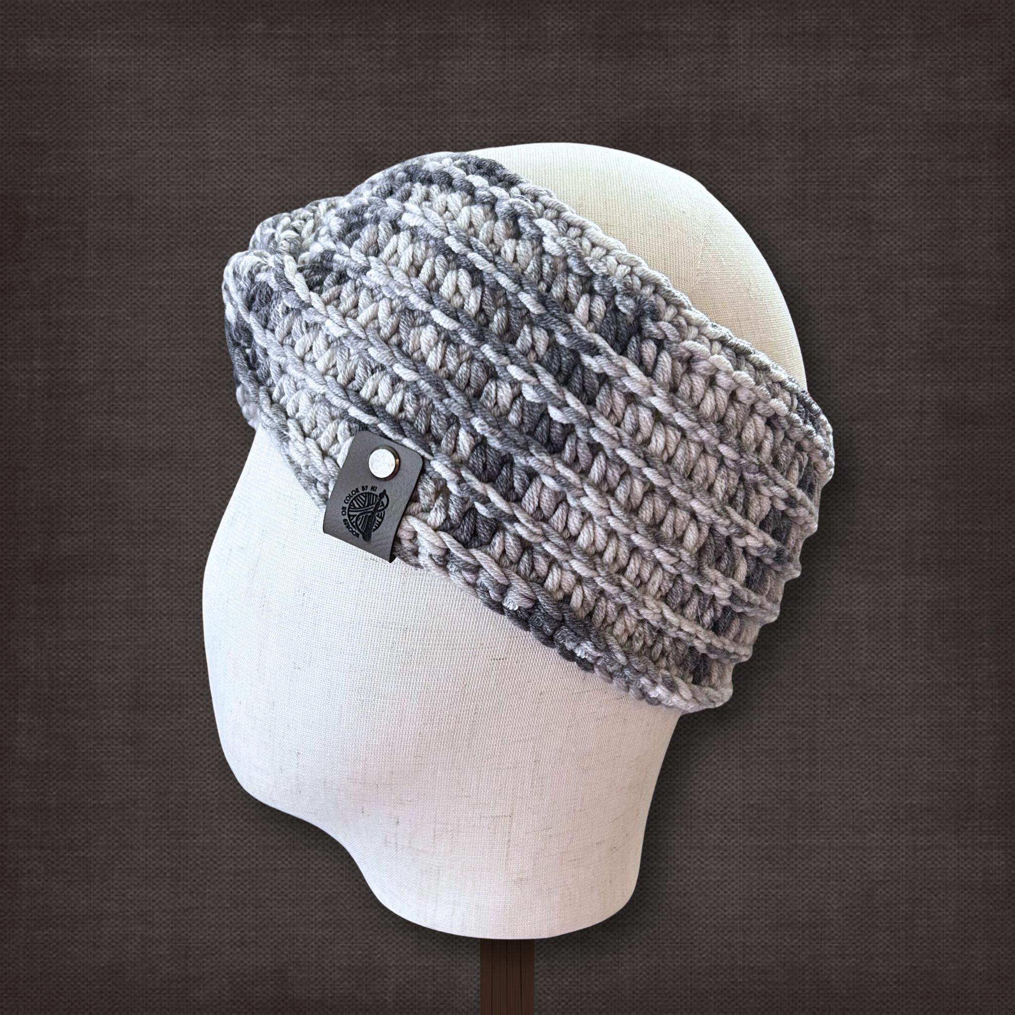M/L Gray Ear Warmer
