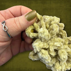 Garden Green Velvet Scrunchie