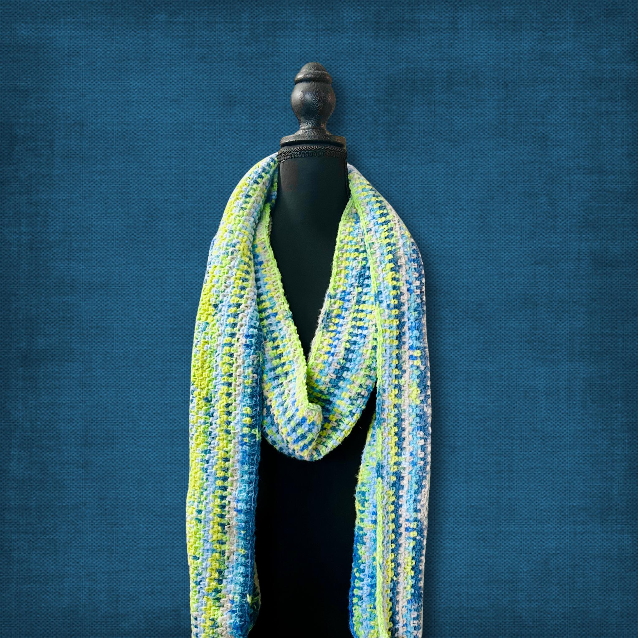Lime Cloud Long Scarf