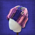L/XL Adult Pink Purple Beanie