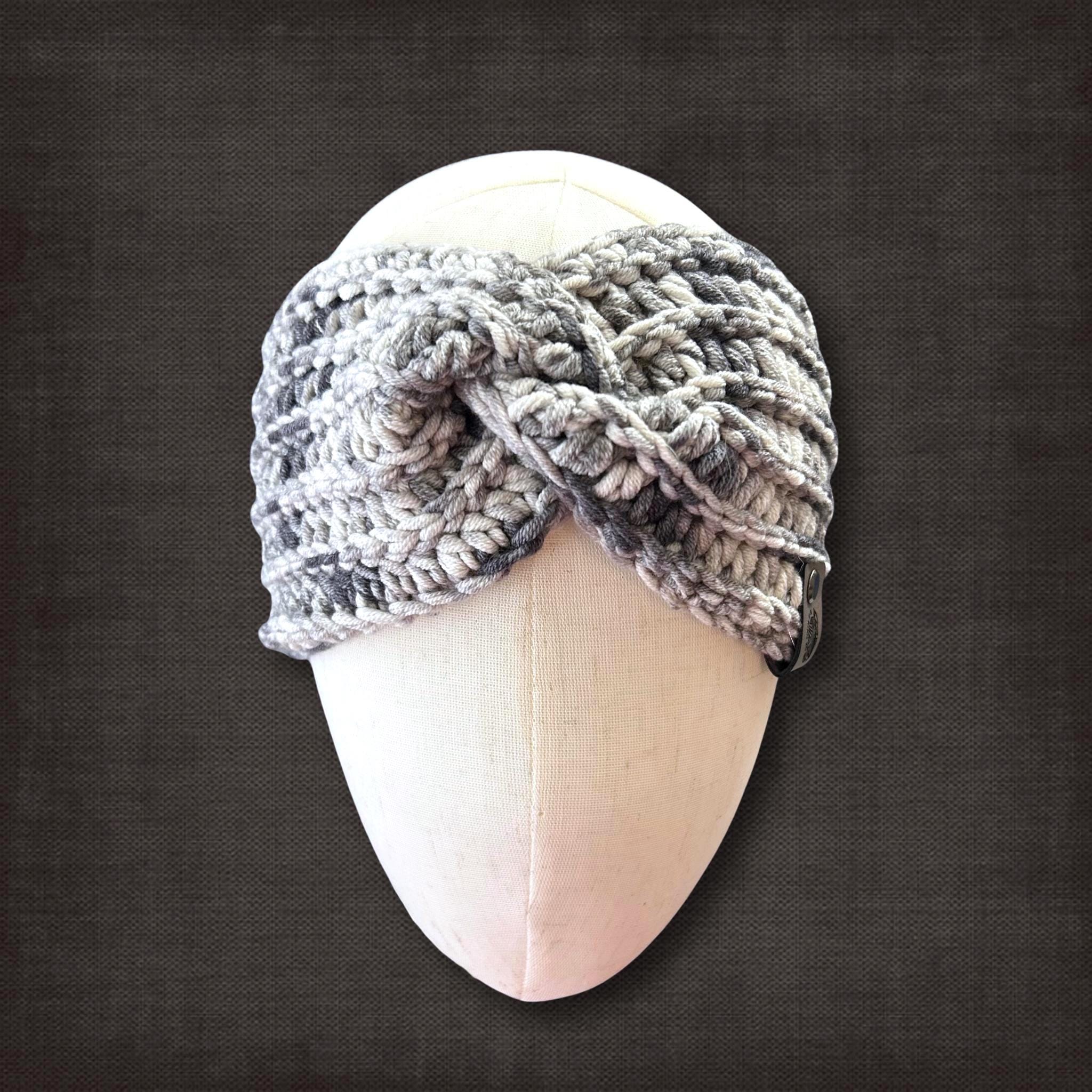 M/L Gray Ear Warmer