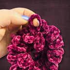 Grape Purple Velvet Scrunchie